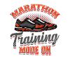 Marathon-Trainingsmodus, auf Marathon Runner