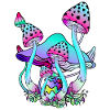 magic mushrooms psychedelic mushroom art