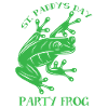 St. Paddy's Day Party Frog