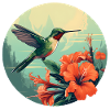 Fluttering Hummingbird