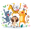 Animals in celebration n°6