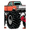 Monstertruck-Malerei