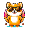 Funny Donut Dog