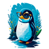 Cute penguin