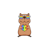 Capybara Wasserschwein Geschenk