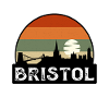 Bristol England Flag Skyline Travel Souvenir