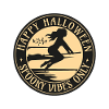 Halloween Spooky Vibes Only Witch