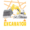Toddler Excavator Construction Vehicle