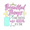 Cross Stitch Beautiful Things Come Together Sewing