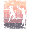 Volleyball Player Retro Beach Volleyball