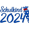 Schulkind 2024 blau