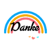Danke! Regenbogen personalisierbar