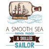 Sailor – ship in bottle
