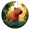 Bathing Capybara