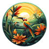 Vogel im Paradies