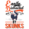 Easily distracted by Skunks Stinktier