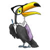 Toucan Secretary Glasses Office
