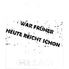 EINMAL MIT PROFIS war früher