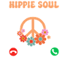 Funny hippie peace