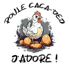 Hen poop lunch