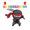Schulkind Ninja Schulbeginn Geschenk