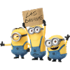 Minions Tre muntre håndlangere med skjold