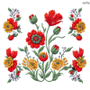 Folk art composition #3