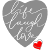 love, Herz. Liebe