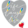 Life, laugh, Love, Herz