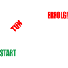 Treppe Erfolg durch Tun