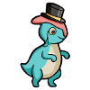 hugadino Parasaurolophus dino, cute dinosaur