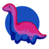 hugadino bi dino, cute dinosaur