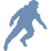 Floating Astronaut Silhouette Weightlessness