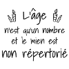 T-shirt Anniversaire Humour Age