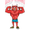 Half Natty Bodybuilder