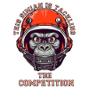 Singe confiant accepte le défi