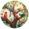 Bunte Vögel