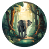 Rainforest Elephant