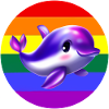 Delphin LGBT Stolz
