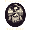 Farmer for life white