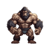 Bodybuilder Gorilla