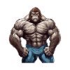 Bodybuilder Gorilla