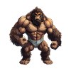 Bodybuilder Gorilla