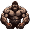 Bodybuilder Gorilla