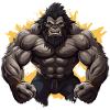 Bodybuilder Gorilla