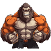 Bodybuilder Gorilla