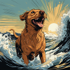 Lustighausen - Comic Style dog