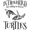 Sea Turtle Tortoise Introverted