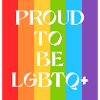 Proud to be LGBTQ+