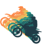 Retro motorcycle